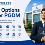 JOB OPTIONS AFTER PGDM