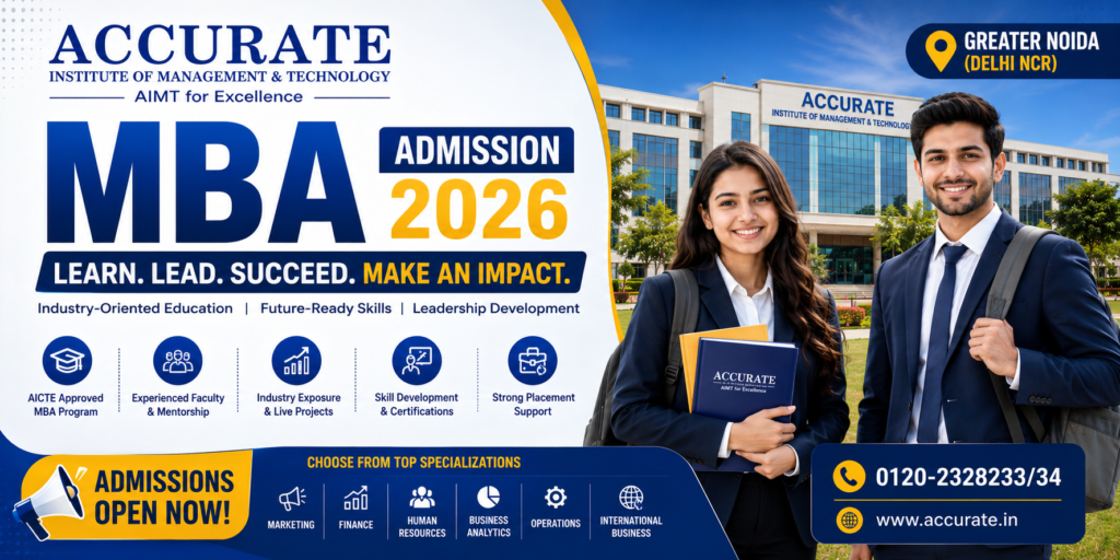 MBA Admission 2026 in Greater Noida