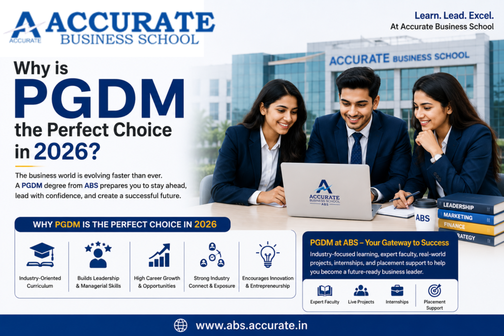 Why is PGDM the perfect choice in 2026