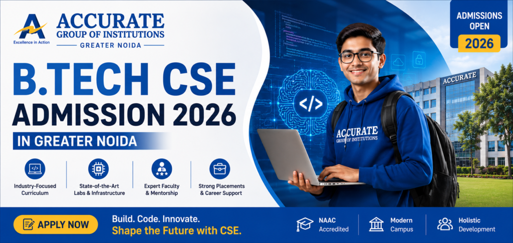 B.Tech CSE Admission 2026 in Greater Noida