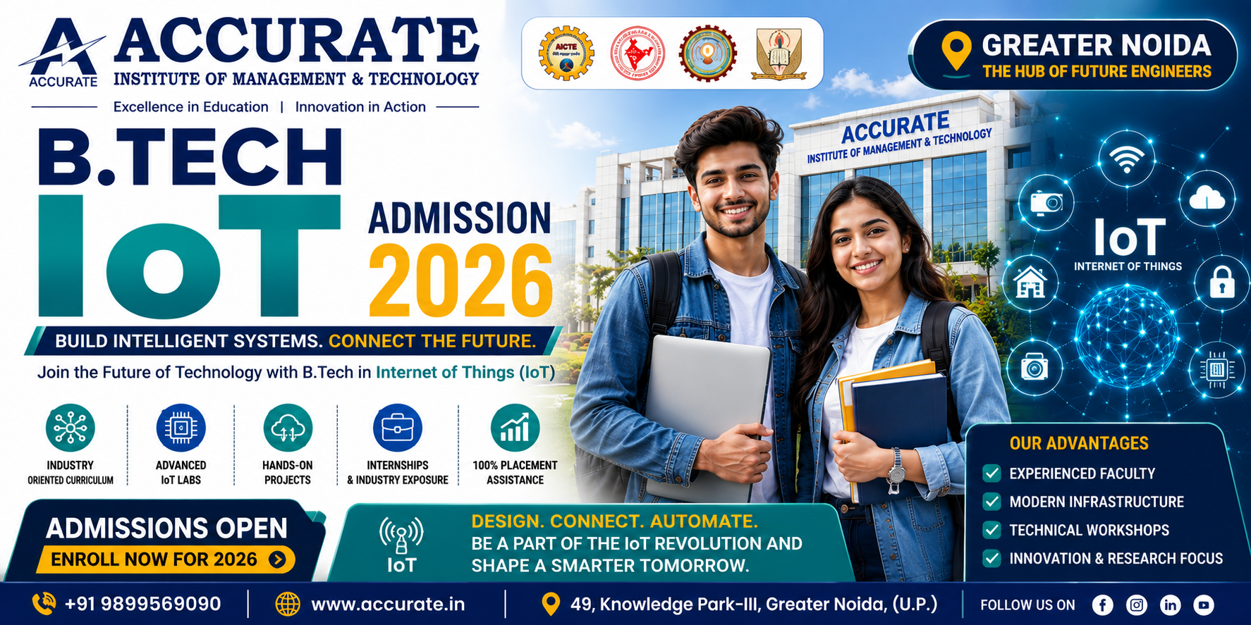 B.Tech IoT Admission 2026 in Greater Noida
