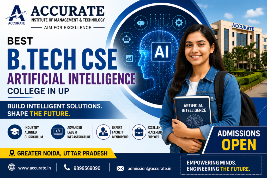 Best B.Tech CSE AI College in UP