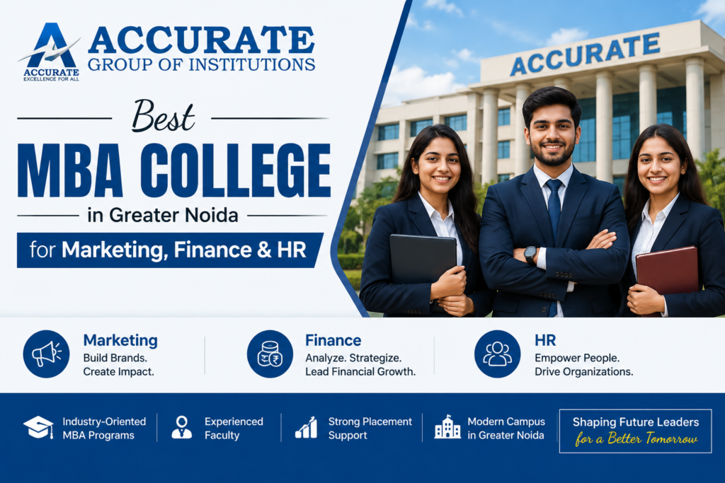 Best MBA College in Greater Noida for Marketing, Finance & HR