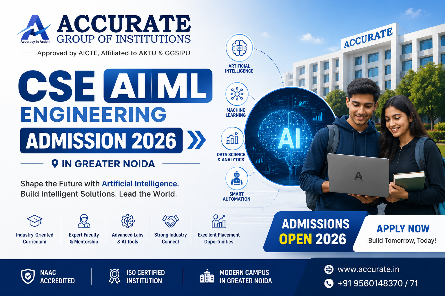 CSE AI ML Engineering Admission 2026 in Greater Noida