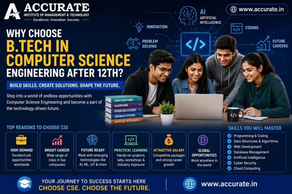 Why Choose B.Tech in Computer Science Engineering After 12th