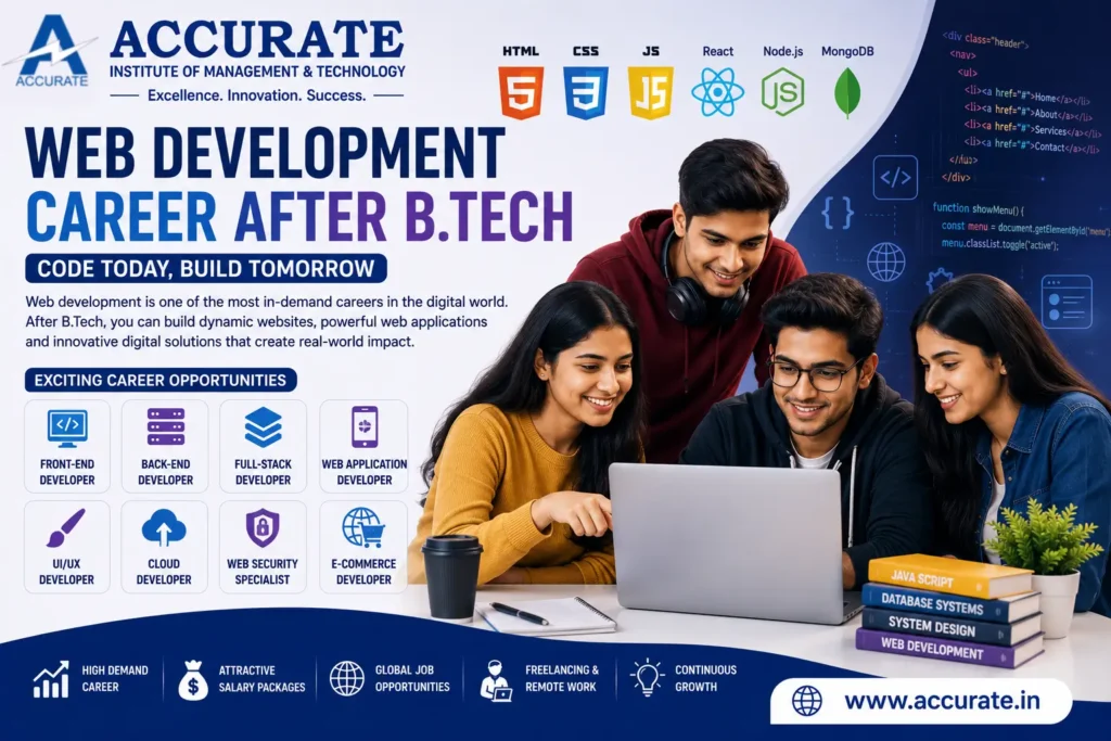 Web Development Career After B.Tech