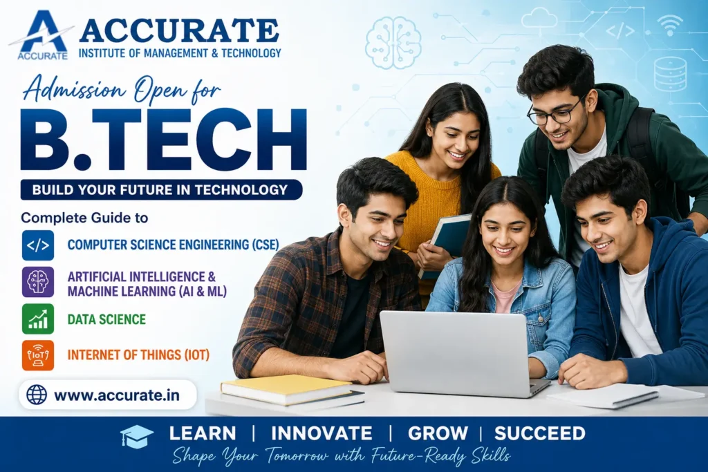 Admission Open for B.Tech
