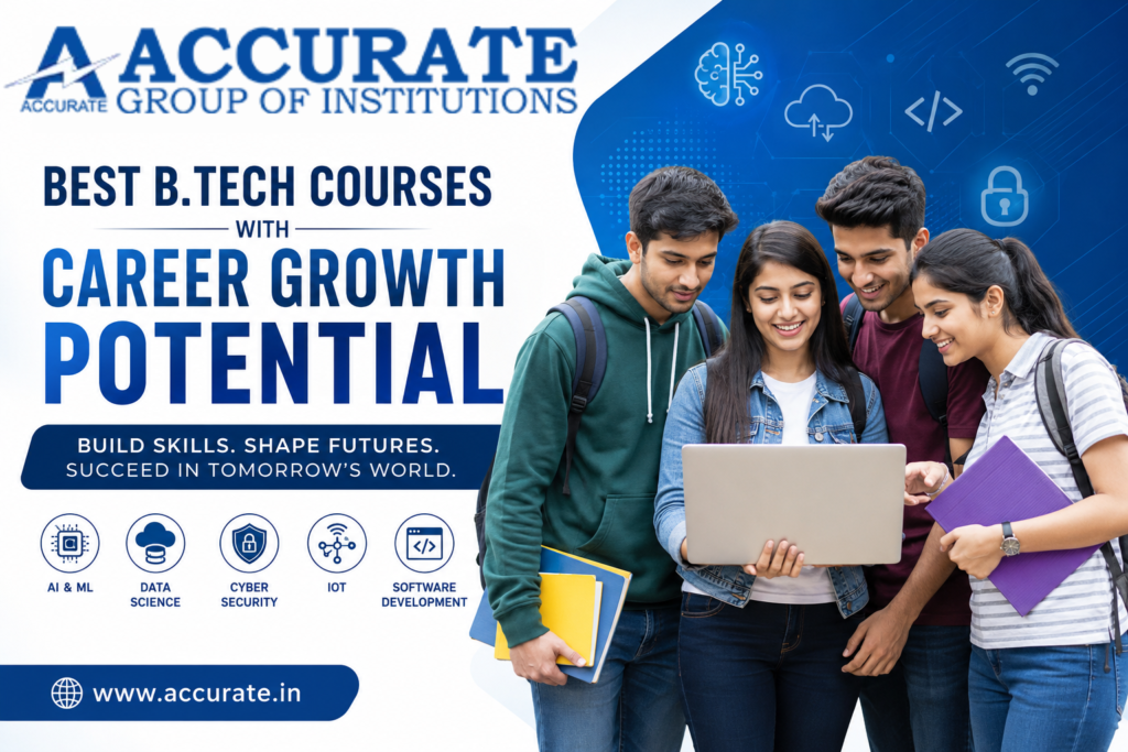 Best B.Tech Courses with 100% Career Growth Potential