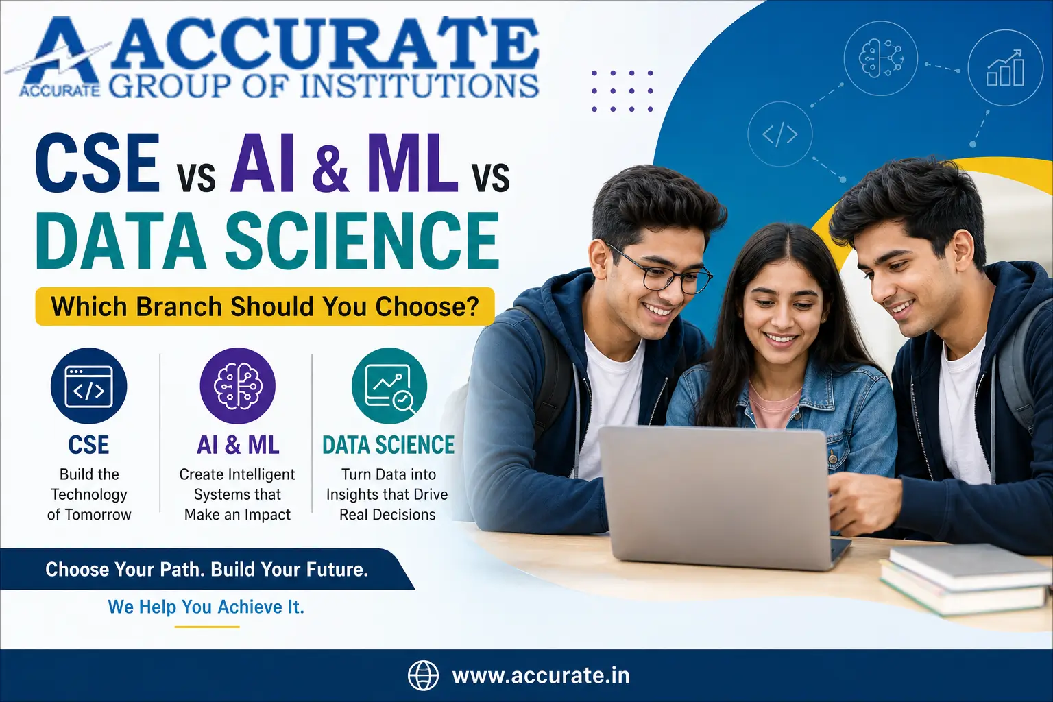 CSE vs AI & ML vs Data Science Which Branch Should You Choose