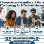 B.Tech Admission 2026