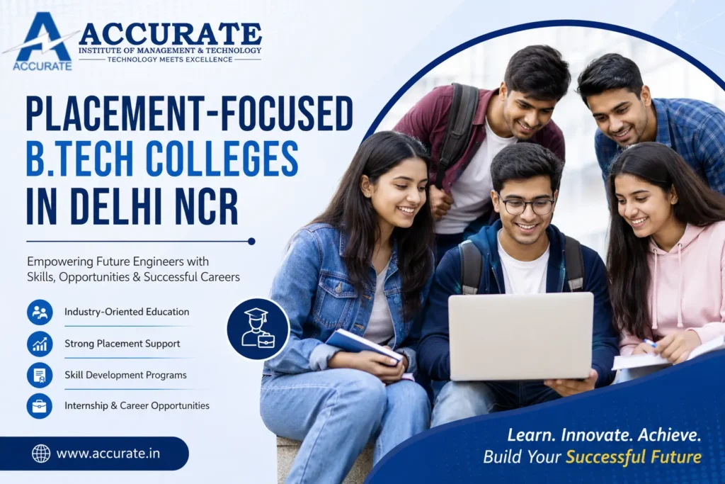 Placement-Focused B.Tech Colleges in Delhi NCR