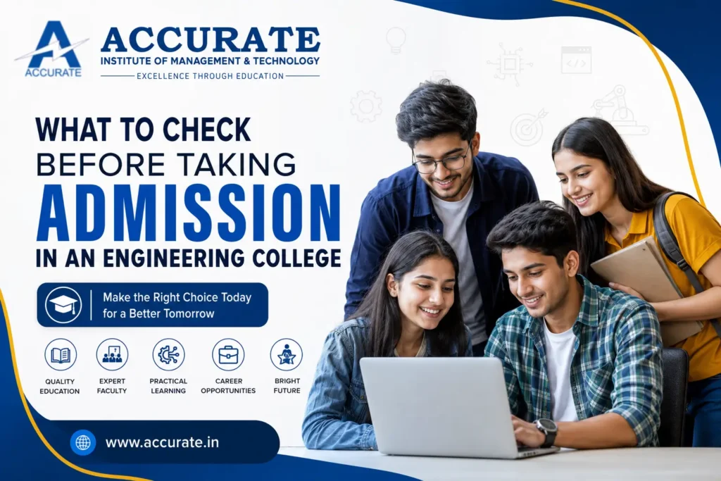 What to Check Before Taking Admission in an Engineering College