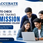 What to Check Before Taking Admission in an Engineering College