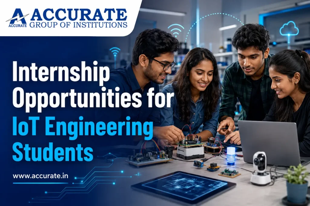 Internship opportunities for IoT engineering students